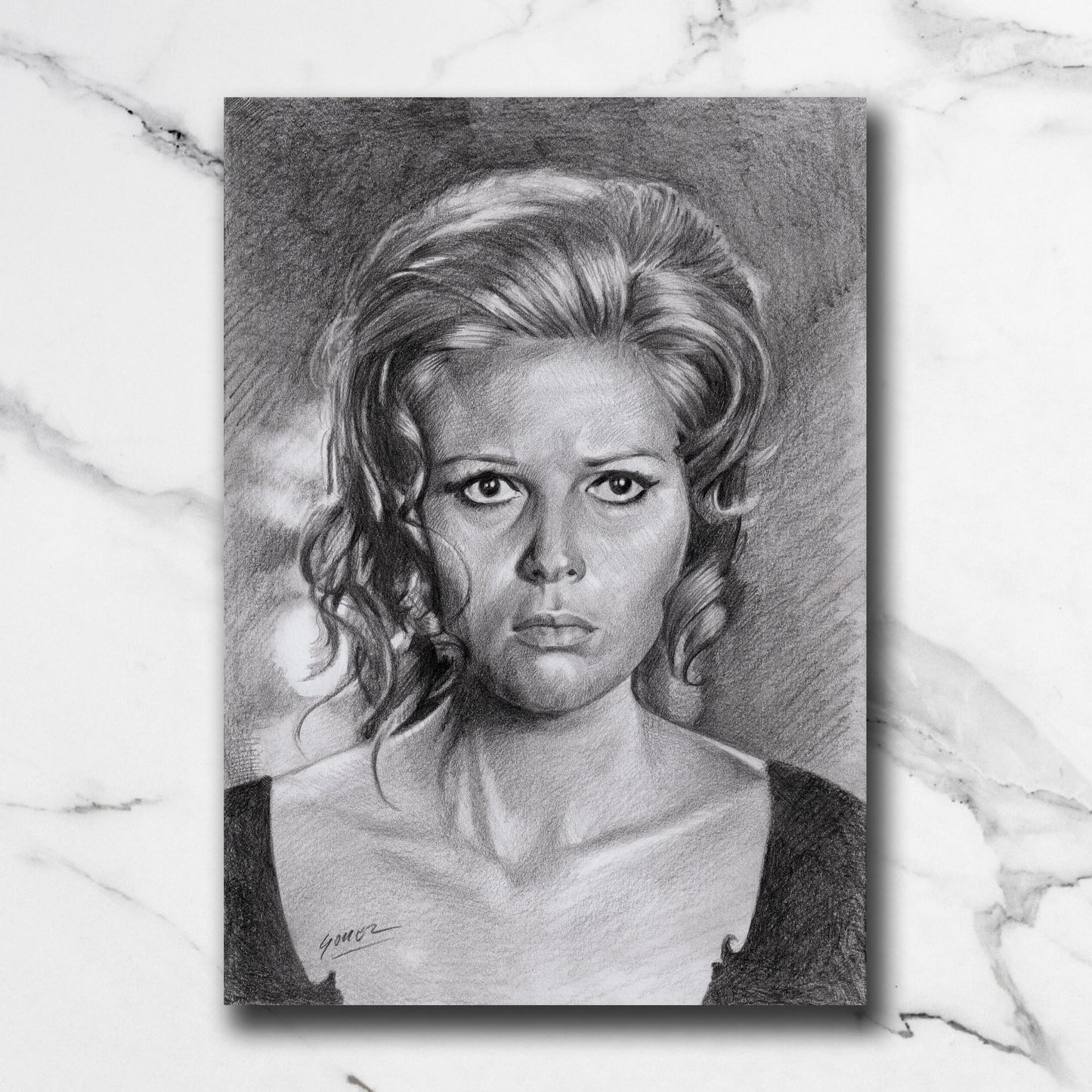 Claudia Cardinale - Dessin original