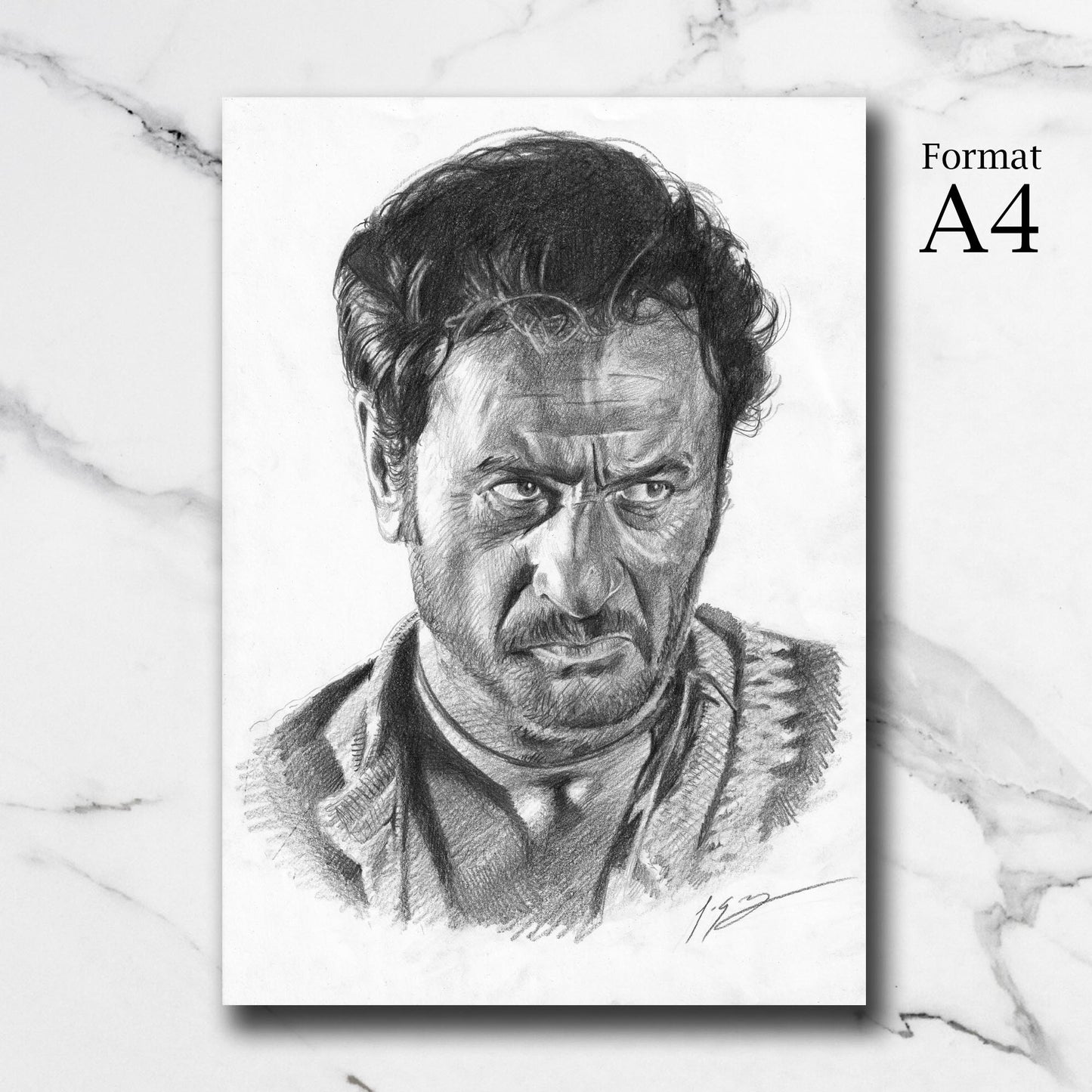Tuco (Eli Wallach) – Dessin original