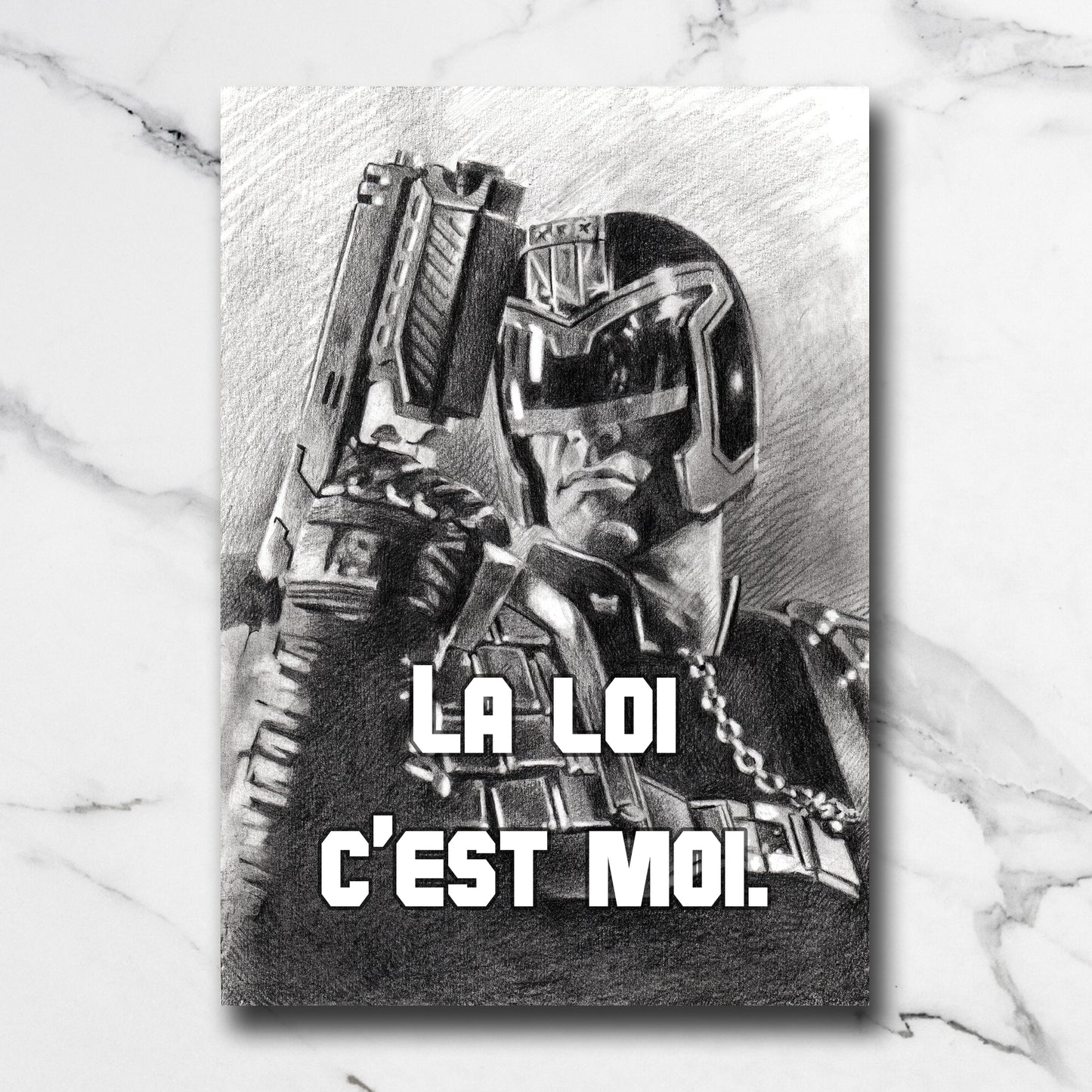 Print Judge Dredd - "La loi, c'est moi."
