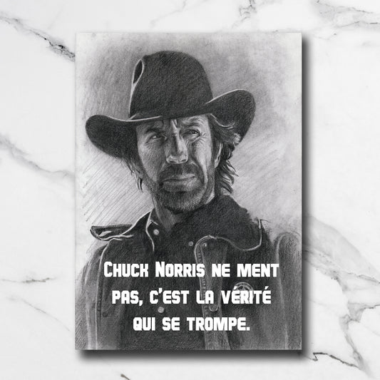 Print Chuck Norris – "La vérité se trompe"