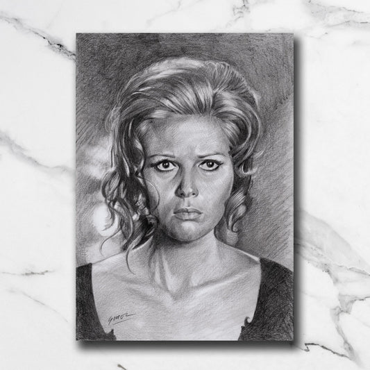 Claudia Cardinale - Dessin original