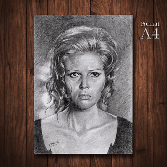 Claudia Cardinale - Dessin original