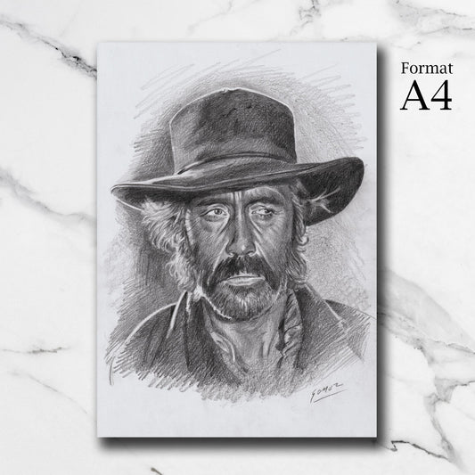 Le Cheyenne - Dessin original