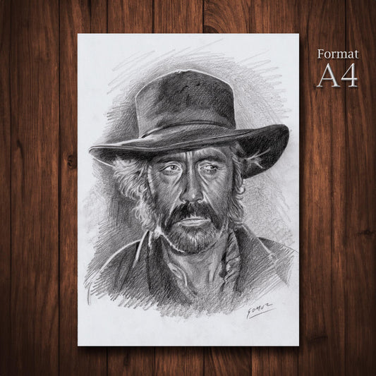 Le Cheyenne - Dessin original