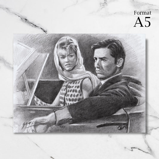 Mélodie en sous-sol – Alain Delon & Carla Marlier