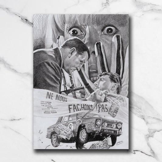 Print – Affiche hommage à "Ne nous fâchons pas"
