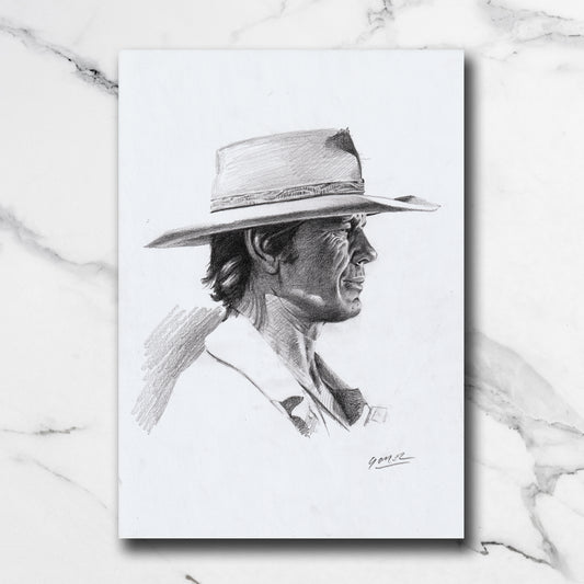 Dessin unique - Charles Bronson (Il était une fois dans l'Ouest)