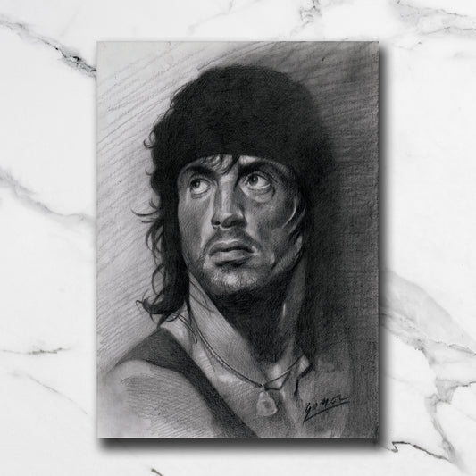 Dessin unique - Rambo III