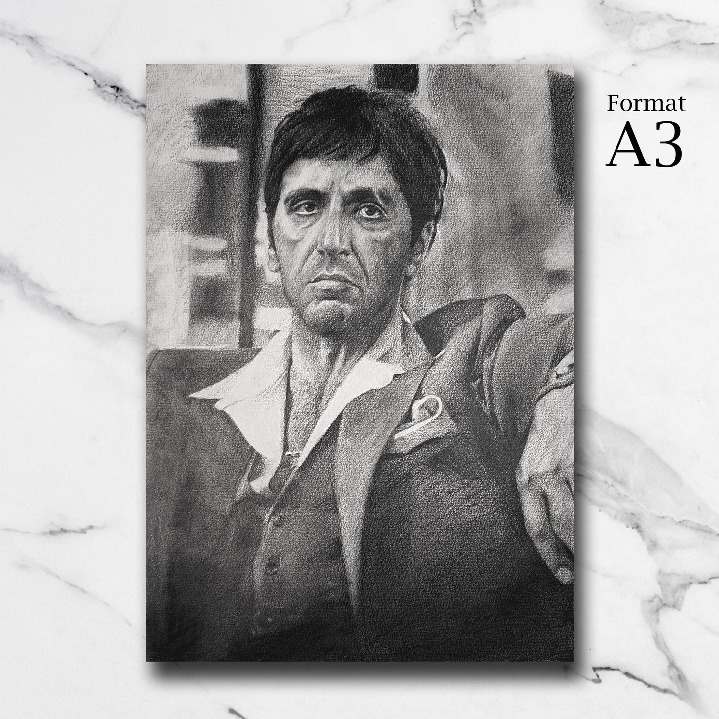 Tony Montana - Dessin original
