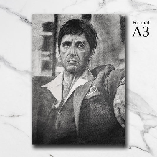 Tony Montana - Dessin original