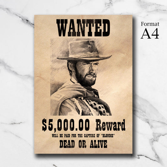 Avis de recherche - Clint Eastwood