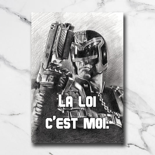 Print Judge Dredd - "La loi, c'est moi."